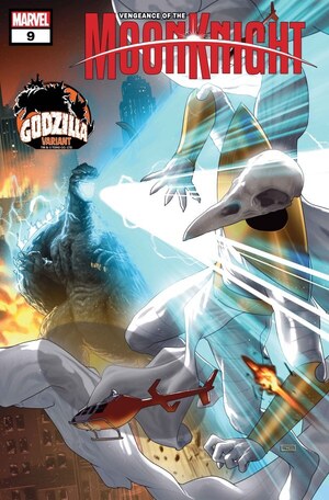 [Vengeance of the Moon Knight (series 2) No. 9 (Cover B - Taurin Clarke Godzilla Variant)]