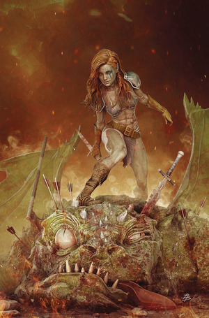 [Red Sonja (series 10) #14 (Cover K - Bjorn Barends Full Art Incentive)]