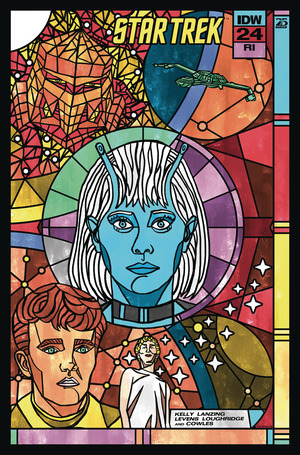 [Star Trek (series 6) #24 (Cover C - J.J. Lendl Stained Glass Connecting Incentive)]