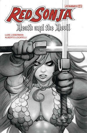 [Red Sonja: Death and the Devil #2 (Cover I - Moritat B&W Incentive)]