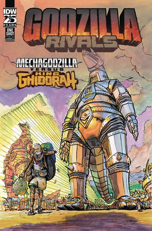 [Godzilla Rivals #15: Mechagodzilla vs. King Ghidorah (Cover A - Casey Maloney)]