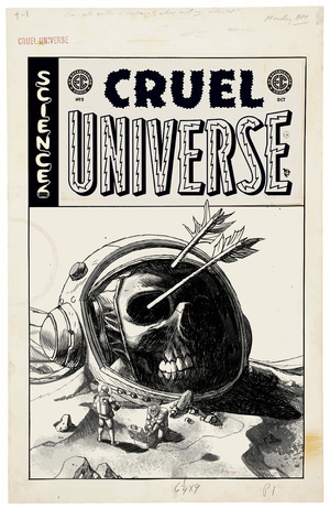 [EC: Cruel Universe #3 (Cover D - Dave Johnson B&W Artist Edition Incentive)]