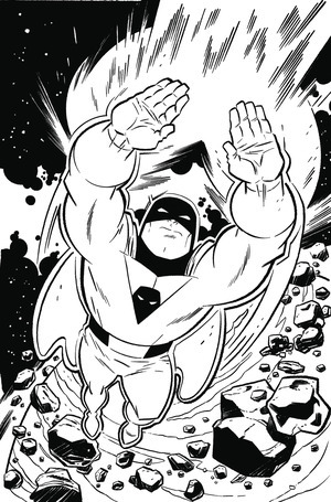 [Space Ghost (series 2) #6 (Cover K - Anthony Marques Full Art B&W Line Art Incentive)]