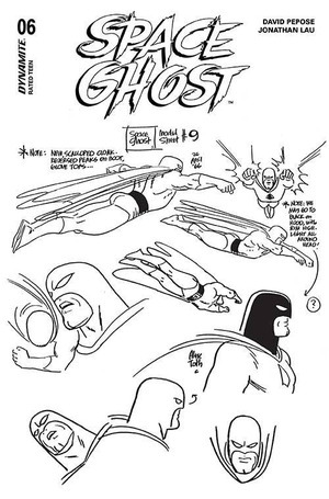 [Space Ghost (series 2) #6 (Cover N - Alex Toth Model Sheet Variant)]