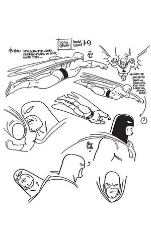 [Space Ghost (series 2) #6 (Cover Q - Alex Toth Full Art Model Sheet Incentive)]