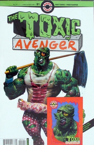 [Toxic Avenger (series 2) #1 (Cover D - Fred Harper Full Art w/ Trading Card)]