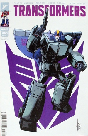 [Transformers (series 4) #8 (2nd printing, Cover A - Jason Howard Decepticon Variant)]