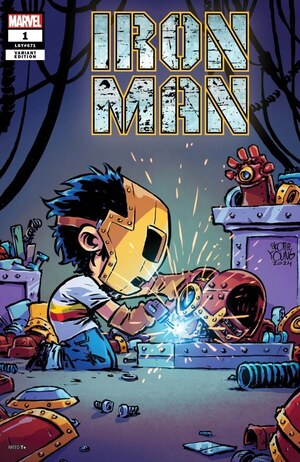 [Iron Man (series 7) No. 1 (Cover E - Skottie Young)]