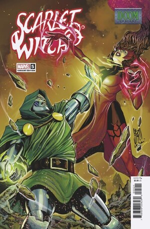 [Scarlet Witch (series 4) No. 5 (Cover B - Stefano Caselli Doctor Doom Variant)]