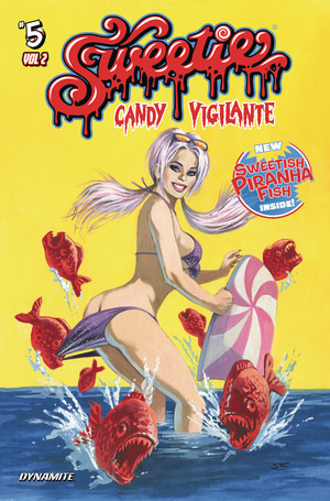 [Sweetie: Candy Vigilante (series 2) #5 (Cover C - Stephen Sistilli Yellow Variant)]