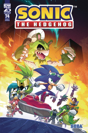 [Sonic the Hedgehog (series 2) #74 (Cover A - Miles Arq)]