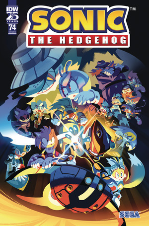 [Sonic the Hedgehog (series 2) #74 (Cover C - Nathalie Fourdraine Incentive)]