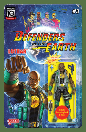 [Defenders of the Earth #3 (Cover B - Djordje Djokovic Action Figure)]