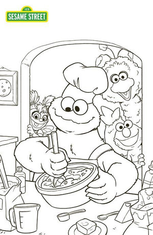 [Sesame Street #3 (Cover C - Alison Acting Coloring Book Variant)]