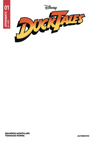 [DuckTales (series 5) #1 (Cover H - Blank Authentix)]