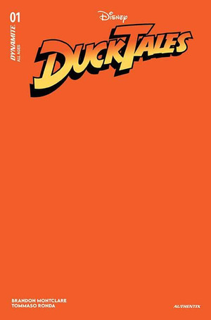 [DuckTales (series 5) #1 (Cover V - Orange Blank Authentix)]