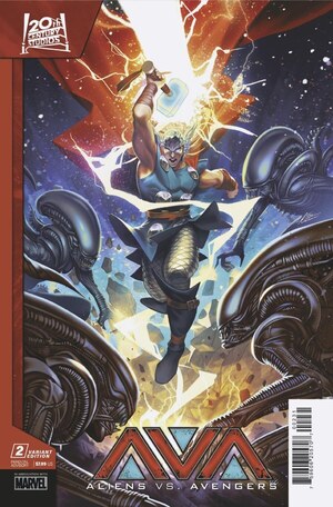 [Aliens vs. Avengers No. 2 (1st printing, Cover C - Mateus Manhanini)]