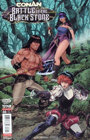 [Conan: Battle of the Black Stone #3 (Cover C - Danica Brine)]