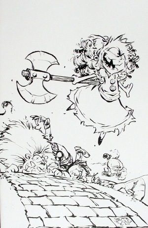 [I Hate Fairyland #17 (Cover D - Skottie Young B&W Full Art Incentive)]