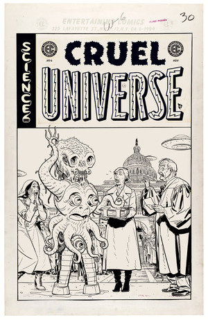 [EC: Cruel Universe #4 (Cover D - Kano B&W Artist Edition Incentive)]