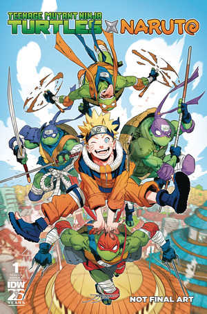 [Teenage Mutant Ninja Turtles x Naruto #1 (Cover A - Jorge Jimenez)]