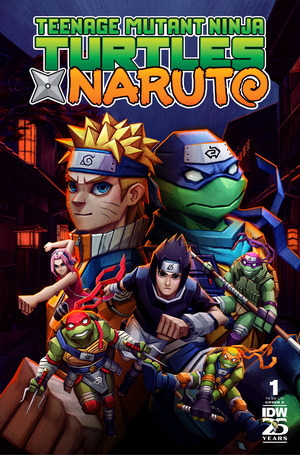 [Teenage Mutant Ninja Turtles x Naruto #1 (1st printing, Cover D - Andres Moncayo)]