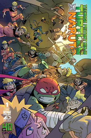 [Teenage Mutant Ninja Turtles x Naruto #1 (Cover G - Dan Duncan 40th Anniversary Variant)]