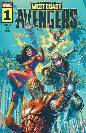 [West Coast Avengers (series 4) No. 1 (1st printing, Cover A - Ben Harvey)]