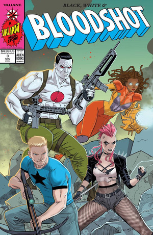 [Bloodshot Black, White, & Bloodshot #3 (Cover D - Richard Ortiz)]