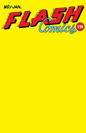 [Flash Comics 1 Facsimile Edition (Cover C - Blank)]