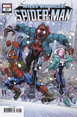 [Miles Morales: Spider-Man (series 2) No. 27 (Cover C - Todd Nauck Winter Holiday Variant)]