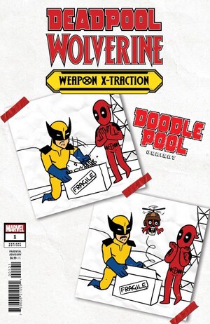 [Deadpool / Wolverine: Weapon X-Traction No. 1 (Cover C - Doodlepool Variant)]