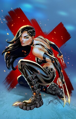 [Laura Kinney: Wolverine No. 1 (1st printing, Cover K - J. Scott Campbell Full Art Incentive)]