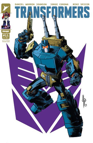 [Transformers (series 4) #11 (2nd printing, Cover A - Jason Howard Decepticon Variant)]