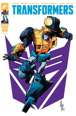 [Transformers (series 4) #13 (2nd printing, Cover A - Jason Howard Decepticon Variant)]