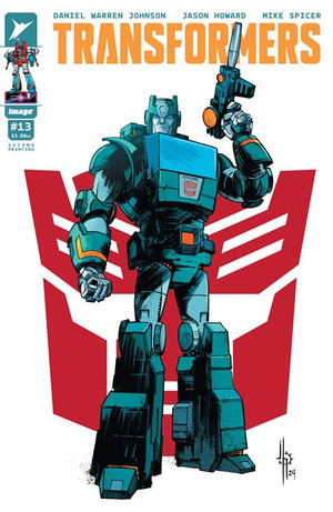 [Transformers (series 4) #13 (2nd printing, Cover B - Jason Howard Autobot Variant)]