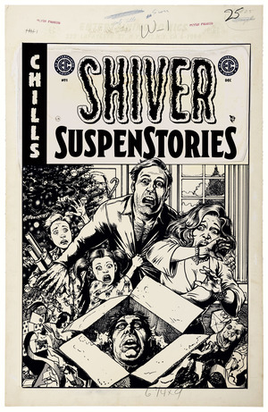 [EC: Suspenstories #1 (Cover D - Darick Robertson B&W Artist Edition Incentive)]