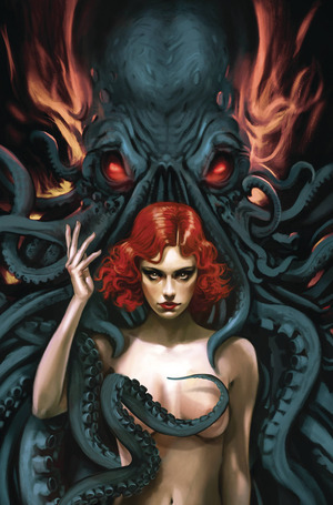 [Minky Woodcock - Girl Called Cthulhu #3 (Cover E - Claudia Caranfa)]