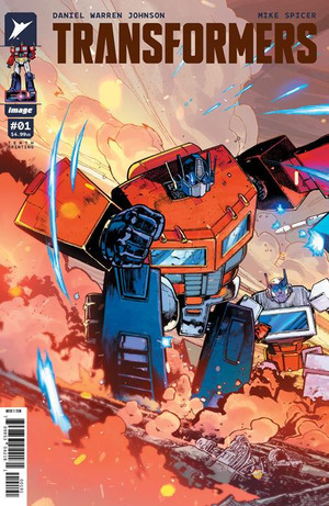 [Transformers (series 4) #1 (10th printing, Cover I - Andrei Bressan & Adriano Lucas Optimus Prime Connecting)]