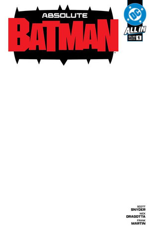 [Absolute Batman 1 (4th printing, Cover C - Blank)]