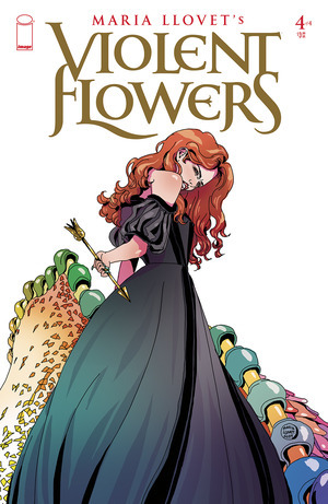 [Violent Flowers #4 (Cover B - Maria Llovet Black Dress Variant)]