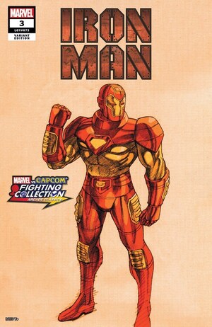 [Iron Man (series 7) No. 3 (Cover C - Bengus Marvel vs. Capcom Variant)]