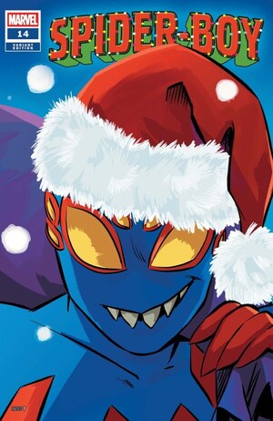 [Spider-Boy No. 14 (Cover D - Natacha Bustos Winter Holiday Variant)]