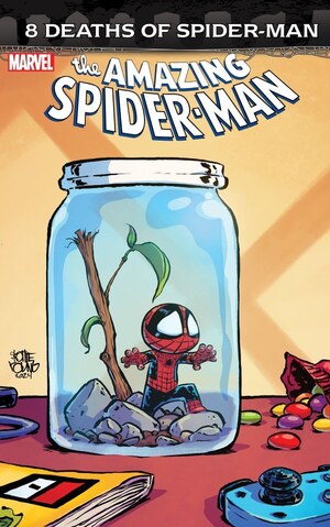 [Amazing Spider-Man (series 6) No. 65 (Cover B - Skottie Young 8 Deaths of Spider-Man Variant)]