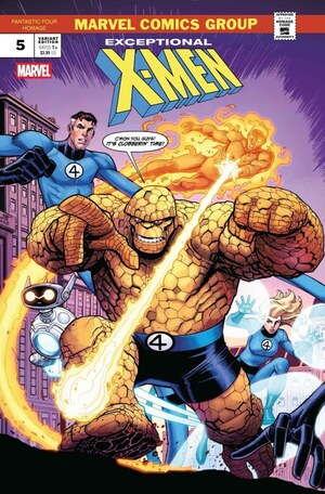 [Exceptional X-Men No. 5 (Cover C - Nick Bradshaw Fantastic Four Homage)]