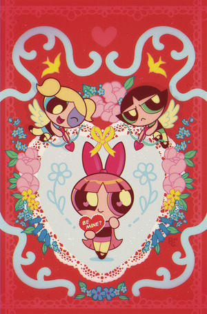 [Powerpuff Girls - Valentine's Kissy Face Special #1 (Cover F - Paulina Ganucheau Full Art Incentive)]