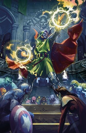 [One World Under Doom No. 1 (Cover K - Ben Harvey Full Art Incentive)]