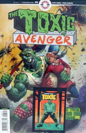 [Toxic Avenger (series 2) #5 (Cover D - Fred Harper Exclusive Trading Card Variant)]