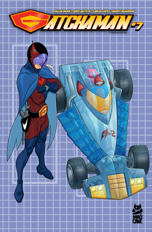 [Gatchaman #7 (Cover B - Chris Bautista Blueprint Variant)]