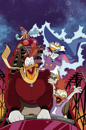 [Darkwing Duck (series 3) #1 (Cover O - Ted Bradnt & Ro Stein Full Art Foil Incentive)]